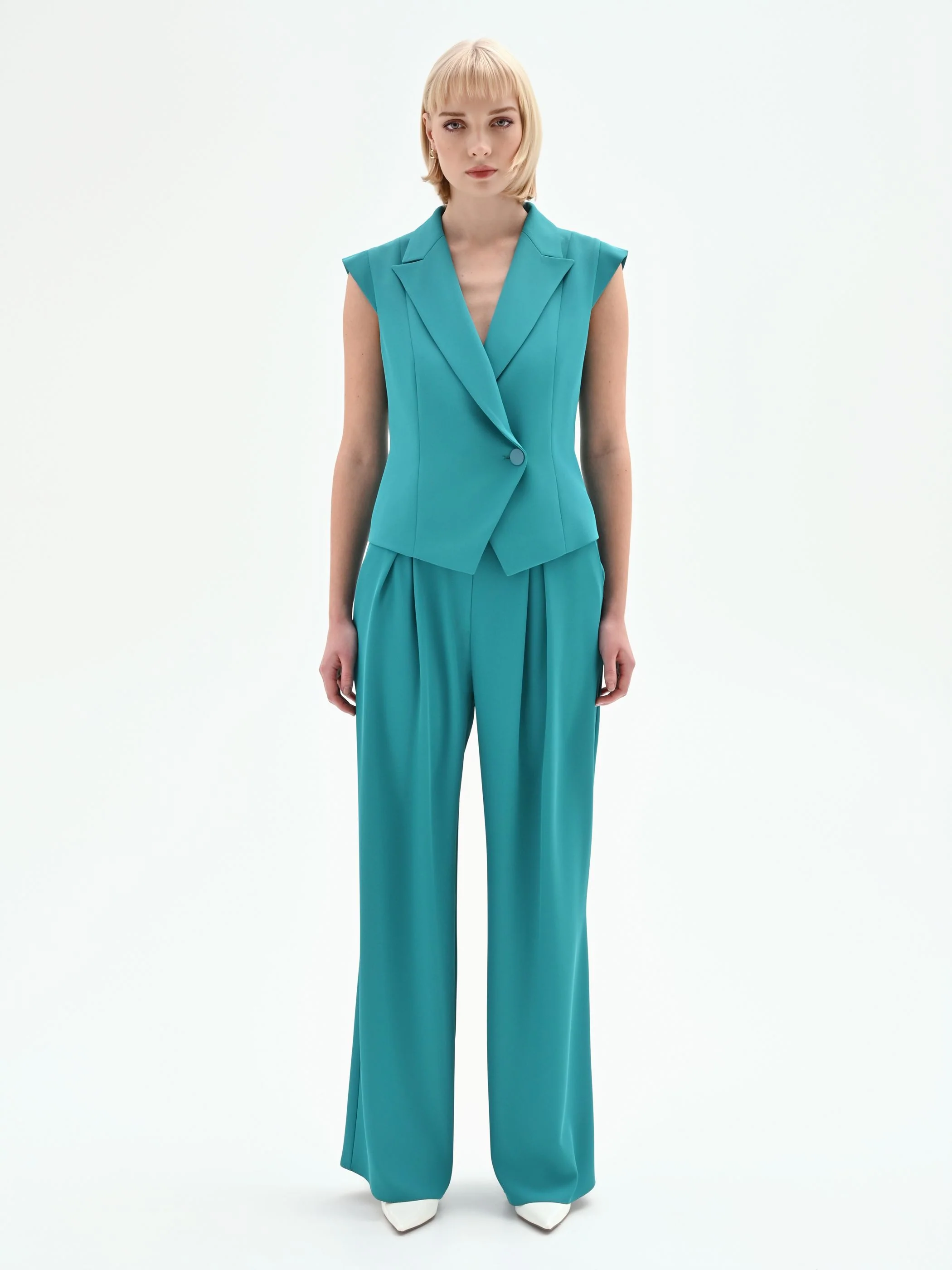 Gilet Studio verde smeraldo