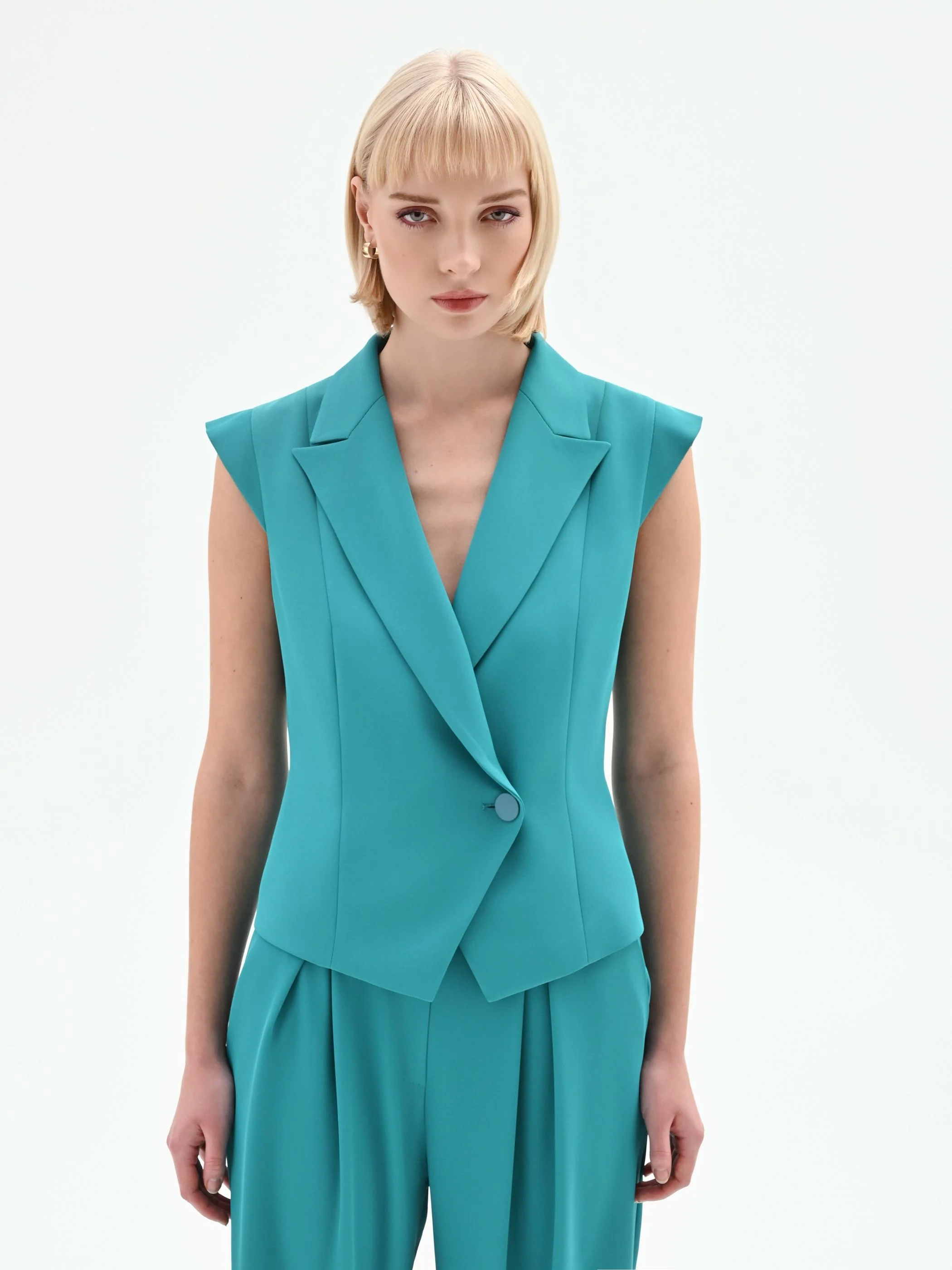 Gilet Studio verde smeraldo - Image 2