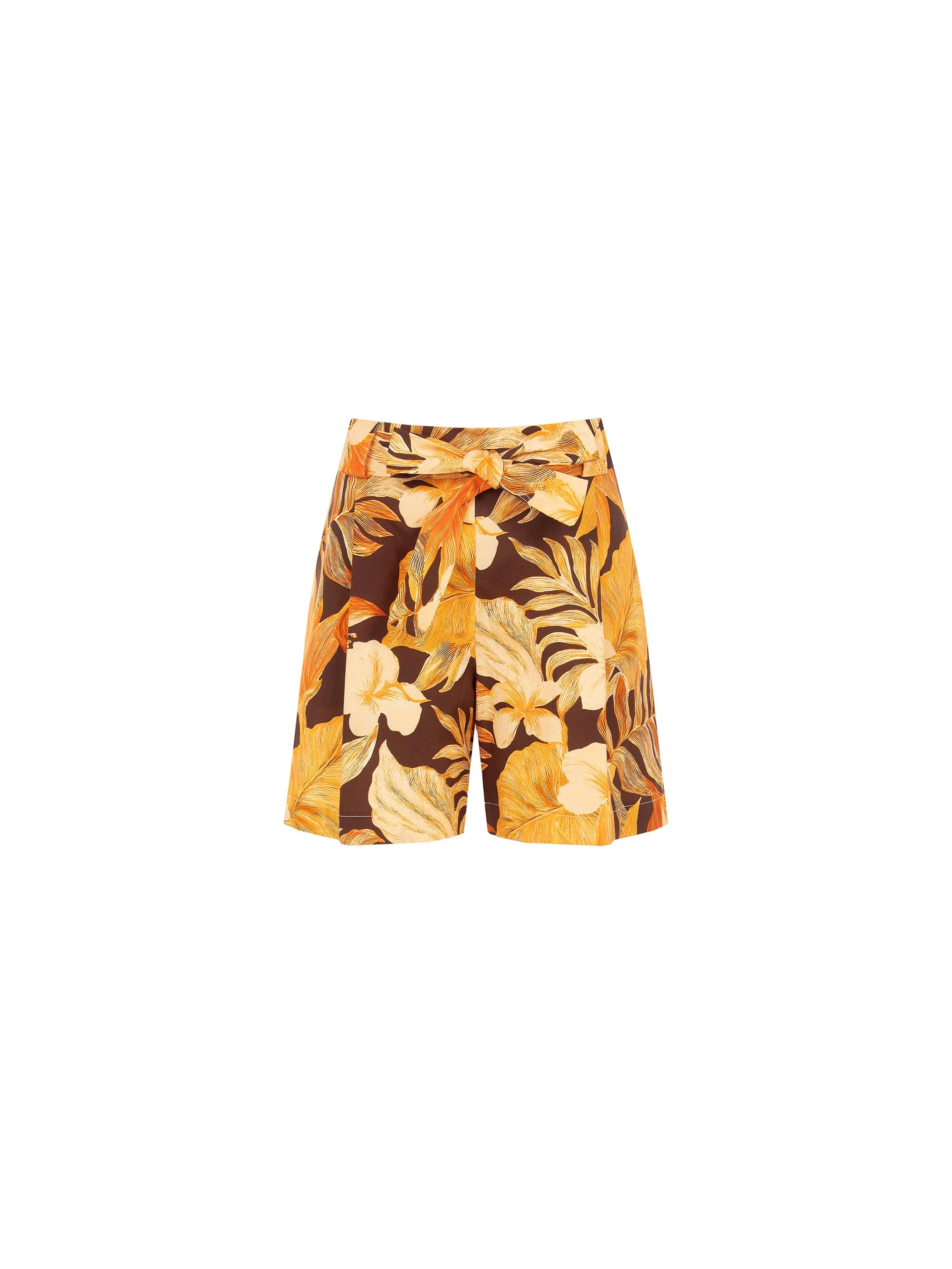 Pantaloncino arancione a fantasia tropicale - Image 6