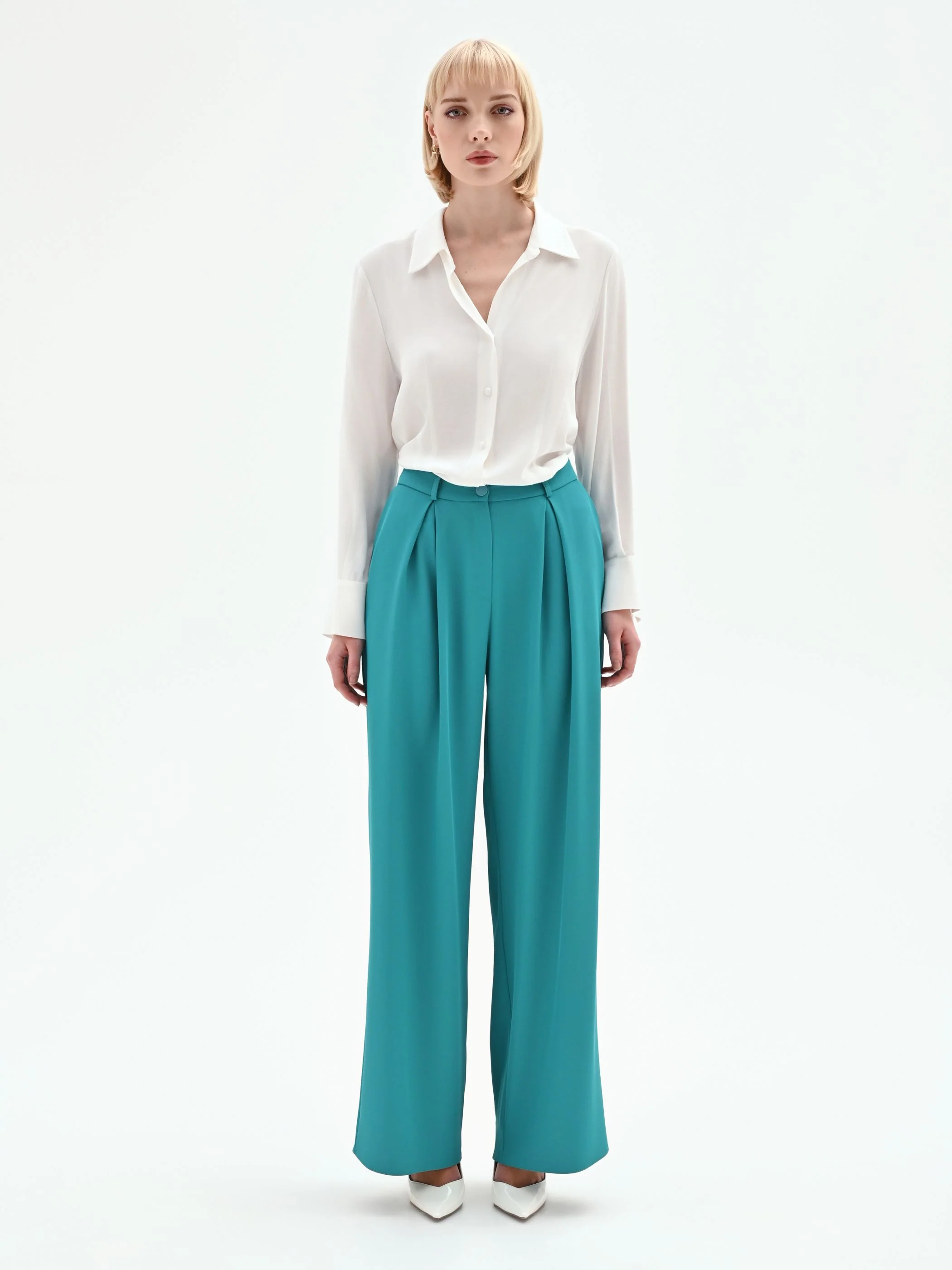 Pantalone Studio sartoriale verde smeraldo